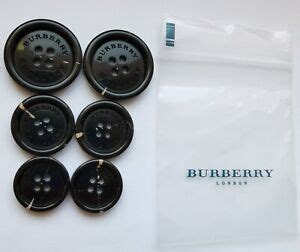 6 silver burberry buttons|burberry trench buttons.